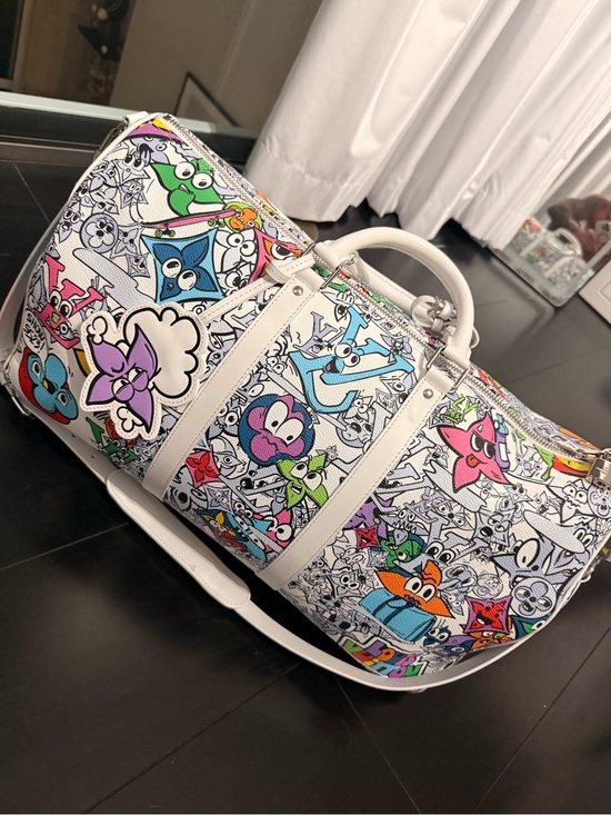 Louis Vuitton Other - Louis Vuitton Keepall Bandouliere 50 Monogram Comics Duffel Bag